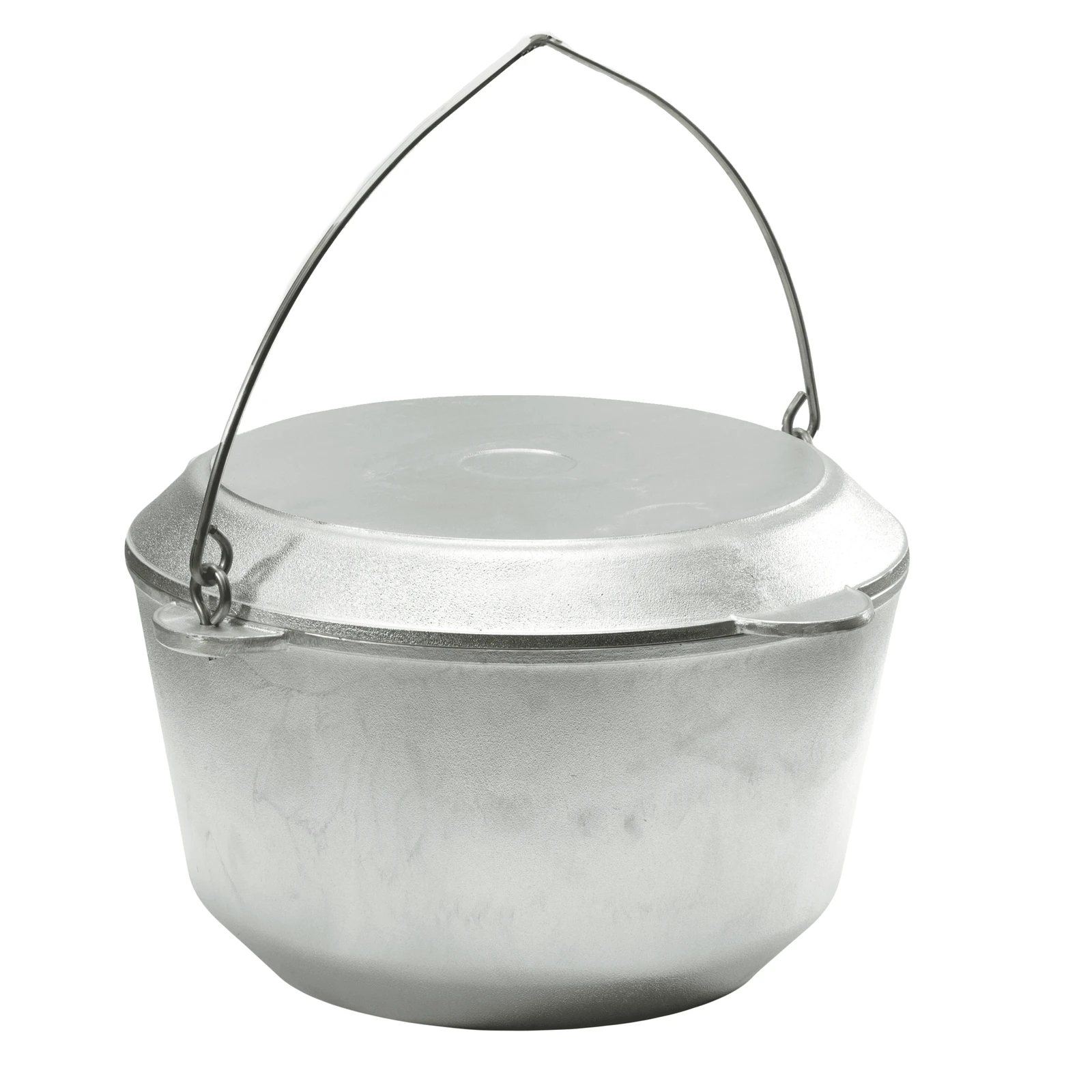 Казан 6,0 л с крышкой литой «ПОЛЕСЬЕ» + чехол (комплект) — изображение 2