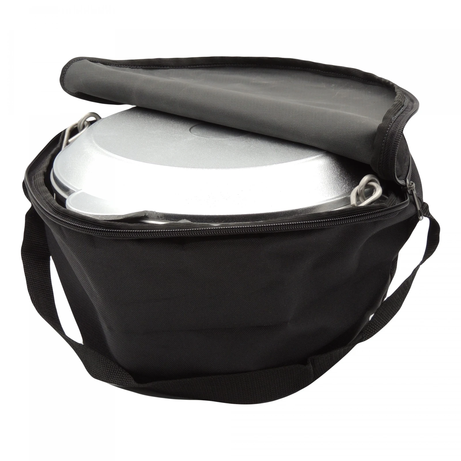 Казан 6,0 л с крышкой литой «ПОЛЕСЬЕ» + чехол (комплект)