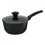 Ковш 1,5 л со стеклянной крышкой «ГРАНИТ»