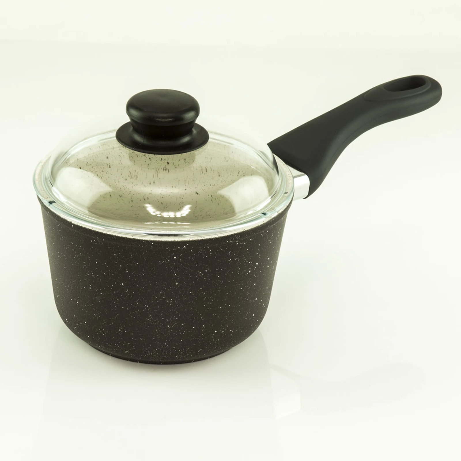 Ковш «ВИКТОРИЯ» АЛА 1,5л со стеклянной крышкой «ЭЛЕГАНТ»