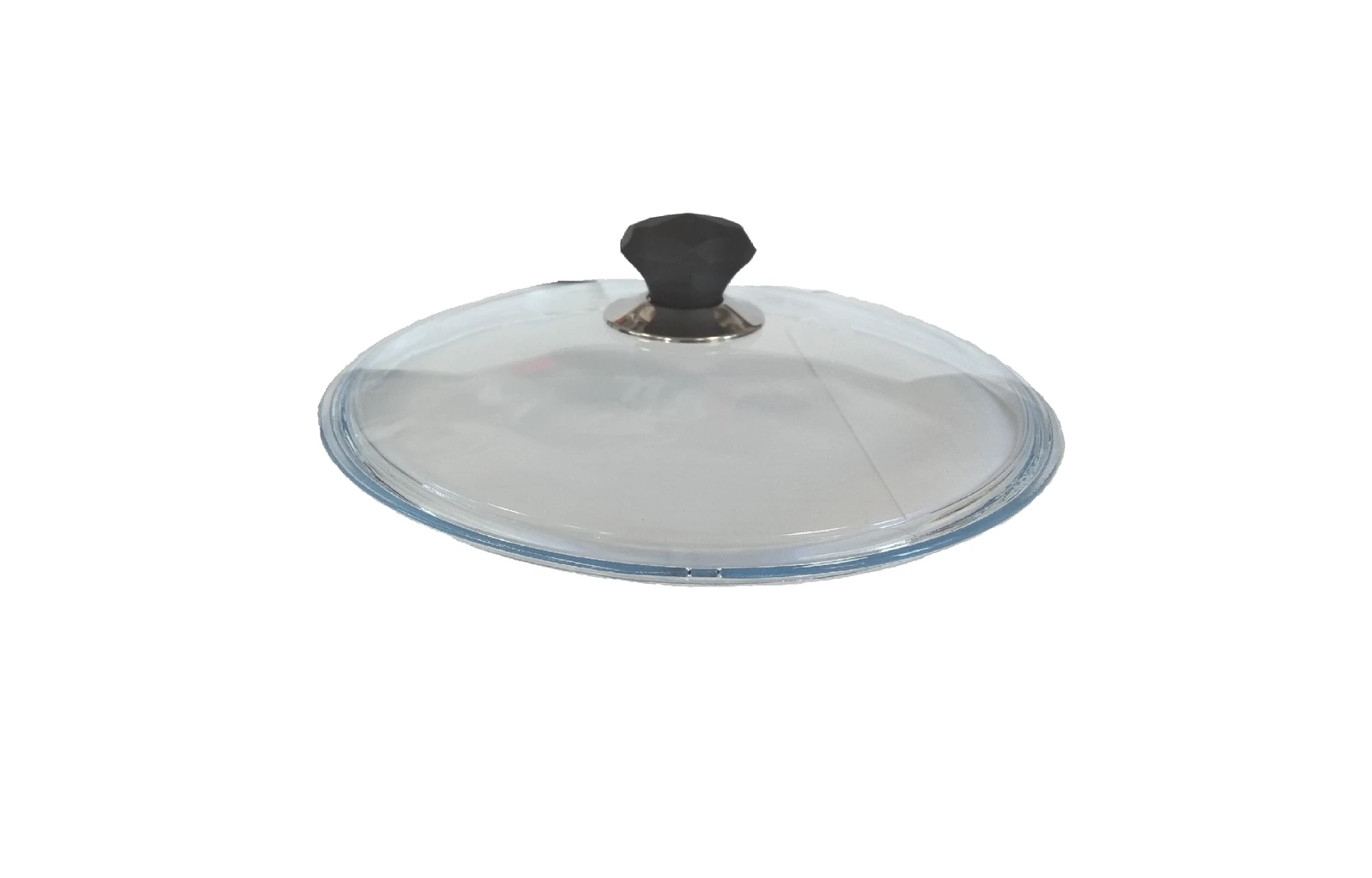 Крышка из боросиликатного стекла d-260 мм с бакелитовой ручкой "Даймонд"