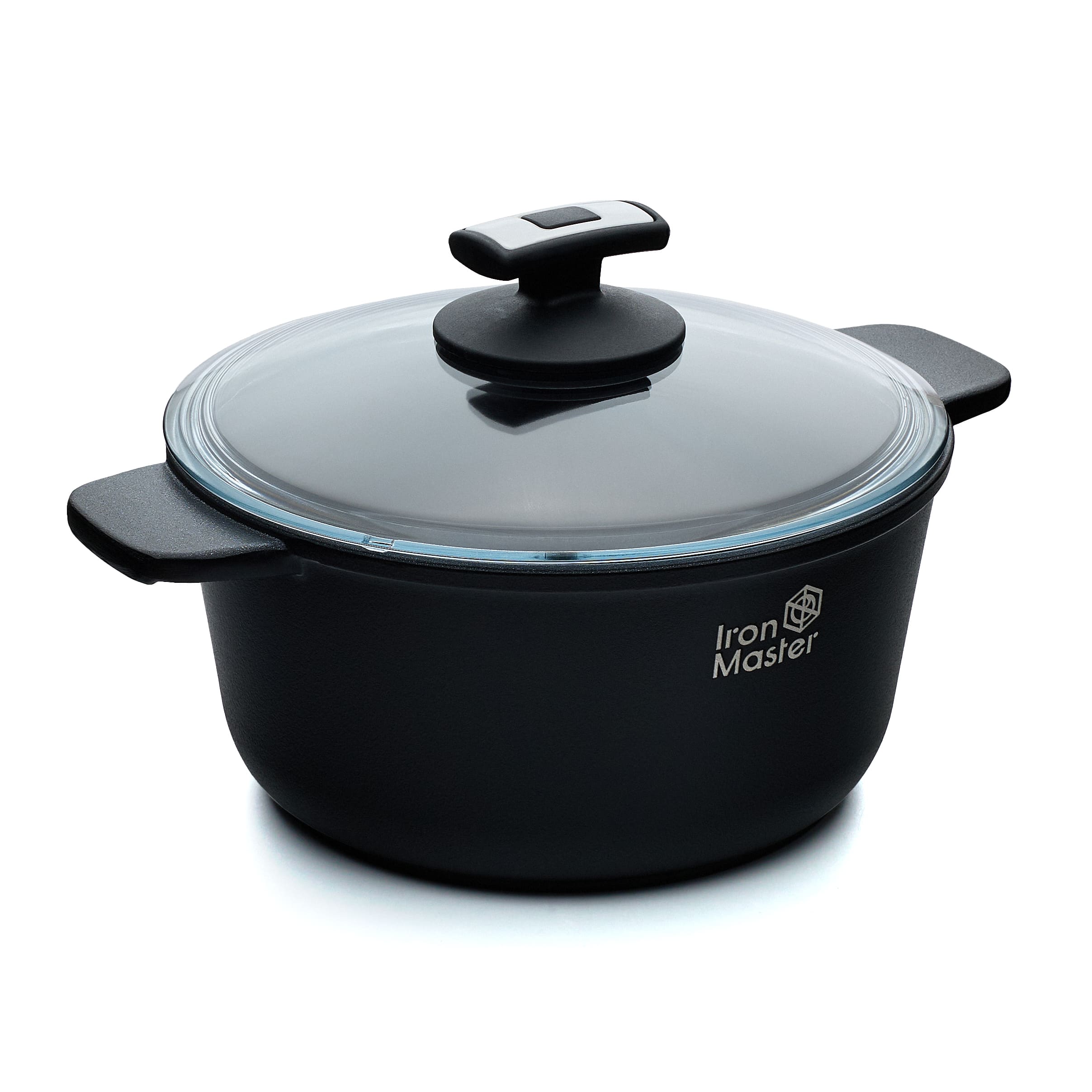 Кастрюля универсальная 3,0 л со стеклянной крышкой «IronMaster»